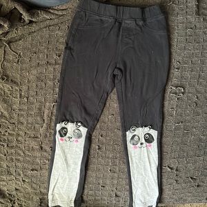 Free Style Revolution Black & White Cotton Dog Leggings Size 5